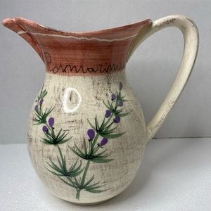 Pitcher Italian Ceramic